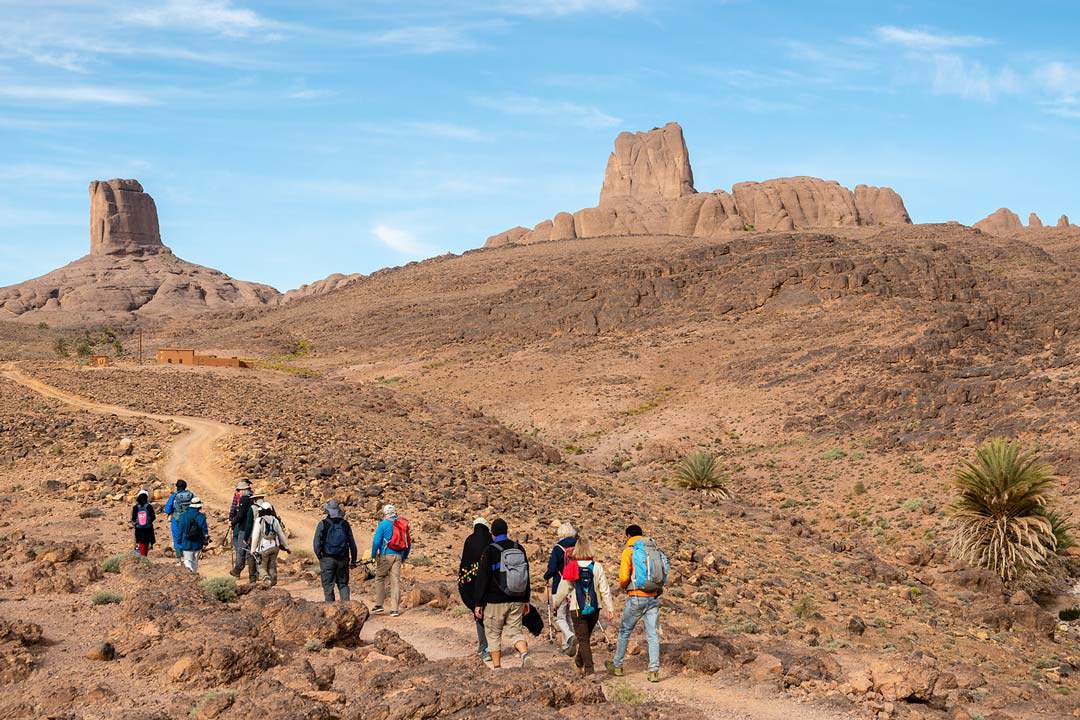 Dramatic Saghro mountain landscape in Morocco